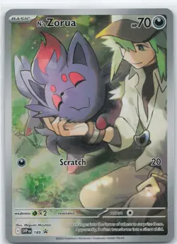 N's Zorua 189 Promo Holo SV: Scarlet & Violet Promo Cards NM Pokemon - Image 1