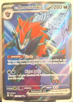 Pokemon N's Zoroark EX Journey Together 175/159 Ultra Rare Holo 🔥 Pack Fresh - Image 1