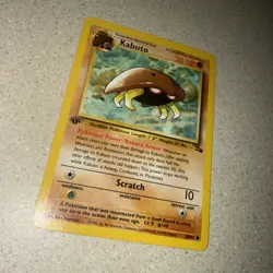 Kabuto 1st Edition 50/62 Fossil Set 1999 Pokemon Common Card - Image 2