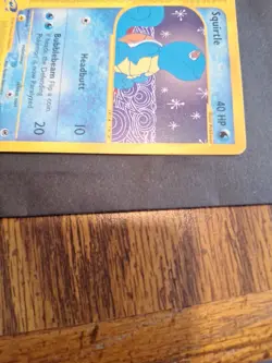 Pokemon Squirtle TCG Expedition Base Set Card 132/165 Regular Common NM/LP - Image 3