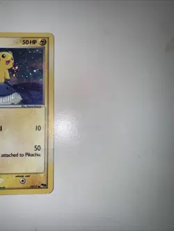 Pokemon Pikachu Holo Pop Series 5 Card 12/17 - Image 2