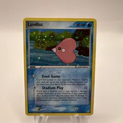 Luvdisc - 7/100 - Pokemon Crystal Guardians Holo Card - Image 1