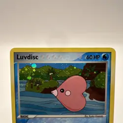 Luvdisc - 7/100 - Pokemon Crystal Guardians Holo Card - Image 2