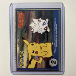 Pidgeot 18 Pokemon Burger King PokeTrivia Trading Card LP-MP - Image 2