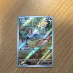Pokemon TCG Ralts Holo Rare Illustration Card 211/198 - Image 1