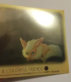 Flareon Eevee Eievui & Colourful Friends Pokemon Clear Card Centre 2017 Japan - Image 4