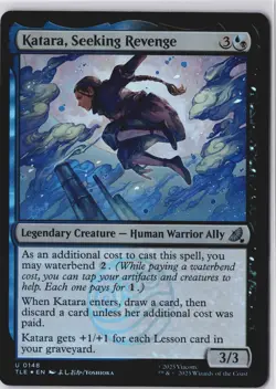 Avatar MTG Katara, Seeking Revenge FOIL U 0148 Magic Card NM - Image 2