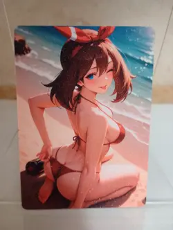 May Pokemon Anime Waifu Sexy Goddess Doujin Card - Image 1