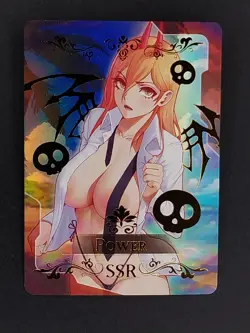 Power Goddess Story Doujin Waifu Trading Card SSR Chainsaw Man - Image 1