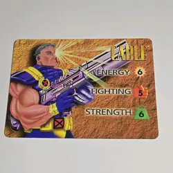 Fleer Marvel Overpower CCG 1995 Cable Character Card - Image 1