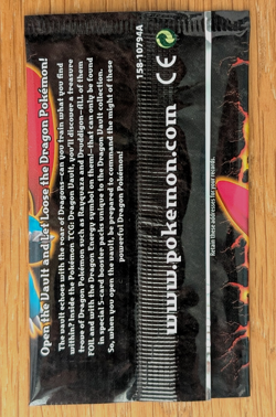 Dragon Vault ~ Booster (No Cards) Pack Wrapper ~ Salamence Artwork!! - Image 2
