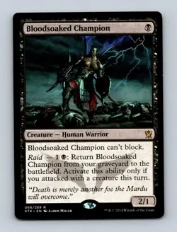 Bloodsoaked Champion Khans of Tarkir Non-Foil MTG NM - Image 1