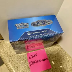 Pokemon Center Pokemon TCG Scarlet & Violet Stellar Crown ETB Elite Trainer Box - Image 3
