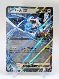 LUGIA ex 082/131 Prismatic Evolutions Stamped Pokemon Card TCG Near Mint - Image 1