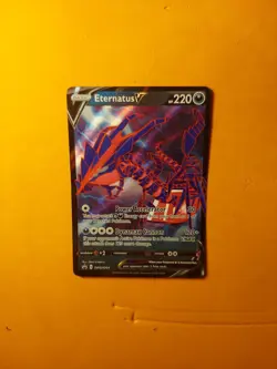 Eternatus V SWSH064 Promo Pokemon Eternatus VMAX Premium Collection - Image 1