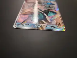 Pokemon Vaporeon GX SM172 Card 210 HP, Near Mint, Full Art Holo - Image 4