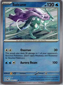Pokemon TCG Suicune 024/131 Poke Ball Pattern Prismatic Evolutions - Image 1