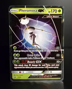 Pokemon TCG - PHEROMOSA GX - SM66 - FULL HOLO - PROMO - SUN & MOON (2017) - NM - Image 1