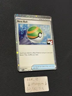 MISCUT ERROR - Pokemon Play Prize Pack Series 5 - Nest Ball - 181/198 - Holo - Image 1
