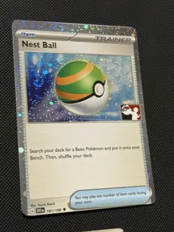 MISCUT ERROR - Pokemon Play Prize Pack Series 5 - Nest Ball - 181/198 - Holo - Image 3