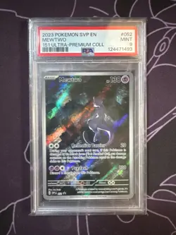 2023 POKEMON SVP EN MEWTWO 151 ULTRA PREMIUM COLLECTION #052 PSA 9 - Image 1