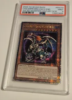 2024 Yu-Gi-Oh! Chaos Emperor Dragon Envoy of the End RA03-EN133 1st ED QCR PSA 9 - Image 3