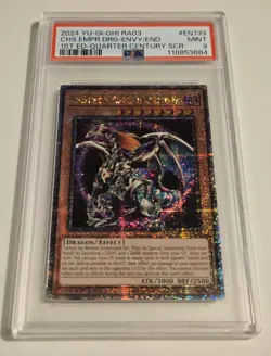 2024 Yu-Gi-Oh! Chaos Emperor Dragon Envoy of the End RA03-EN133 1st ED QCR PSA 9 - Image 4