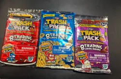 Lot of 9 The Trash Pack Trading Card Booster Packs Collection 1 Artwork Varies - Image 2
