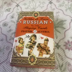 CARTE DA GIOCO RUSSIAN DE LUXE PIATNIK POKER VINTAGE ORIGINAL PLAYING CARD NEW - Image 1