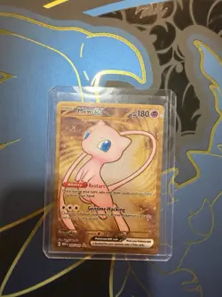 Pokemon TCG Mew EX Metal Gold NM 205/165 Scarlet & Violet 151 Promo Card - Image 1