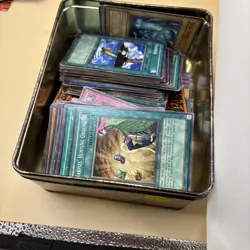 YuGiOh Cards Tin 1 Vintage Mix Of 1st Edition Etc - Image 1