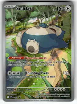 Snorlax 051 SV: Scarlet & Violet Promo Cards NM Pokemon Card TCG - Image 1