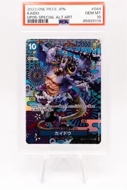 PSA 10 One Piece OP05 Awakening of New Era Kaido OP04-044 Special Alt Art Card - Image 1