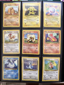 Near Complete Pokemon Original Vintage Base Card Set - Includes Binder LP-HP - Image 3