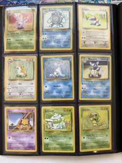 Near Complete Pokemon Original Vintage Base Card Set - Includes Binder LP-HP - Image 5