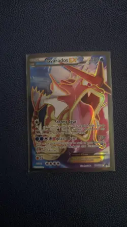 Pokemon Gyarados EX TCG Full Art Holo Ultra Rare Card 114/122 XY-Breakpoint NM - Image 1