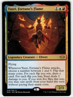 YUSRI FORTUNE'S FLAME MTG Magic Cards NM-M MORDERN HORIZONS 2 NM - Image 1