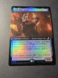 The Blue Spirt 0178 Extended Art Foil Magic The Gathering The Last Airbender - Image 1