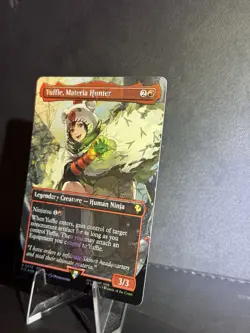 Yuffie, Materia Hunter (Borderless) (Chocobo Track Foil) Commander: Final... - Image 3