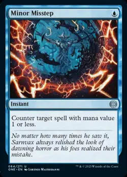 Minor Misstep NM, English MTG Phyrexia: All Will Be One - Image 1