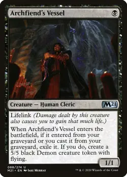 Archfiend's Vessel [Core Set 2021] Foil Near Mint - Image 1