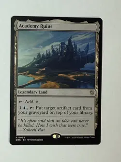Academy Ruins - MTG Commander Aetherdrift DRC - Rare Land 0058 NM - Image 1