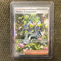 🪶Wally's Compassion - 186/132 - SIR - Mega Evolutions - Pokemon TCG MINT - Image 1