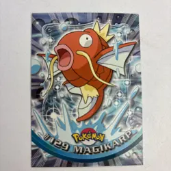Topps Pokemon Magikarp 129 Series 3 Blue Logo Non Holo TV Animation Edition - Image 1