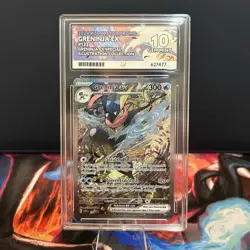 Pokemon TCG Greninja Ex SVP 132 Promo ACE 10 Gem Mint Perfect Sub Grades - Image 1
