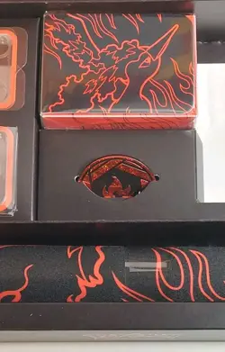 POKEMON TEAM ROCKET'S MOLTRES UPC Ultra Premium Collection Mat, Deck Box & More - Image 5