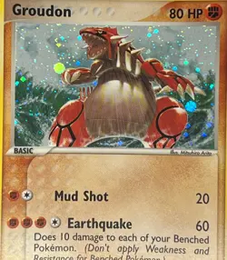Groudon 102/101 Pokemon 2004 EX Hidden Legends-Secret Rare Holo -NM+ - Image 2