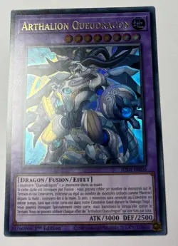 Yu-Gi-Oh - ARTHALION QUEUDRAGON - JUSH-FR006 - Ultra - NM/M 2 - Image 1