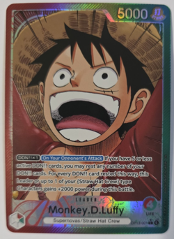 One Piece TCG OP13-001 Monkey D. Luffy Alt Art Leader AA Card Game CCG English - Image 1