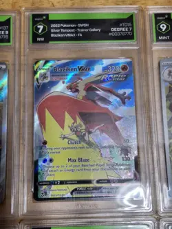 (10x) Graded Pokemon Cards "Degree Grading Co." Full Art, SIR, Trainer Gallery 9 - Image 5